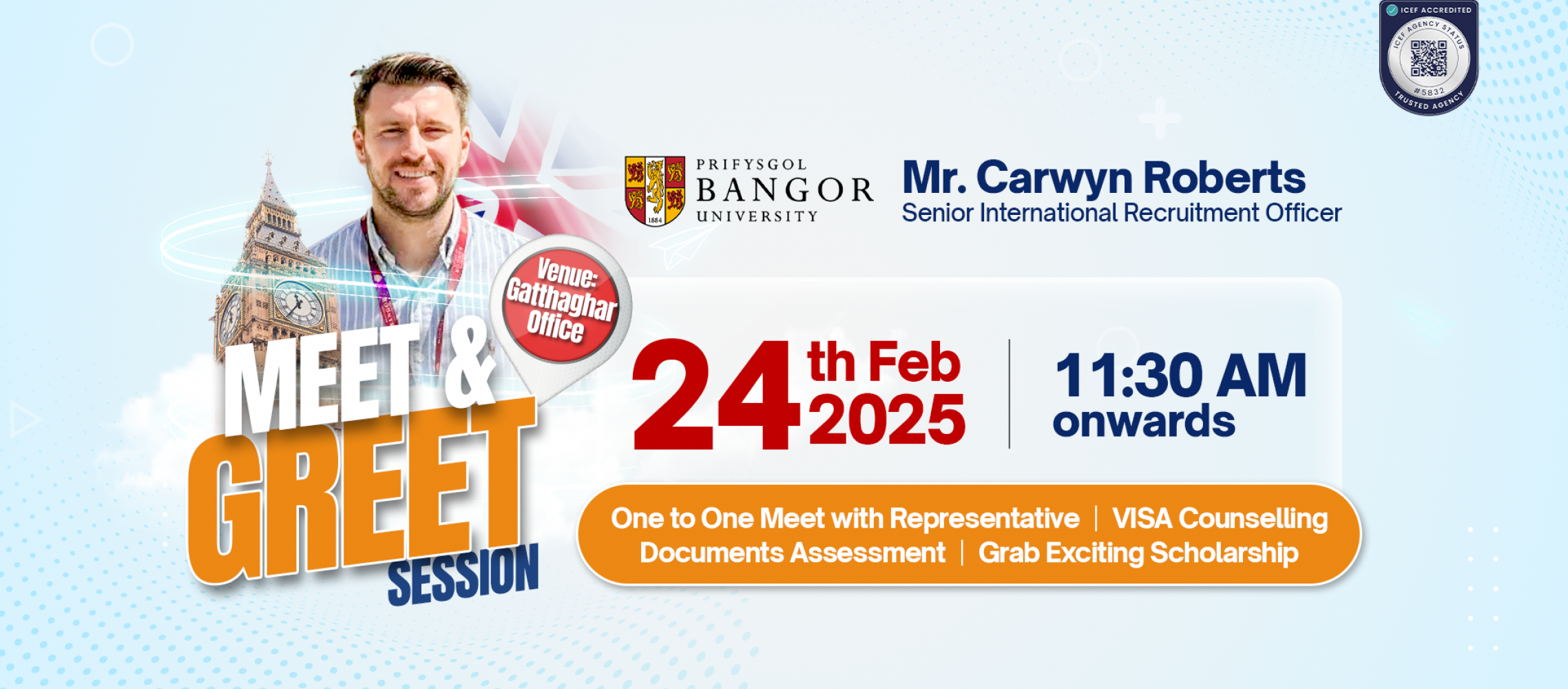 Meet and Greet with Bangor University- Feb 24